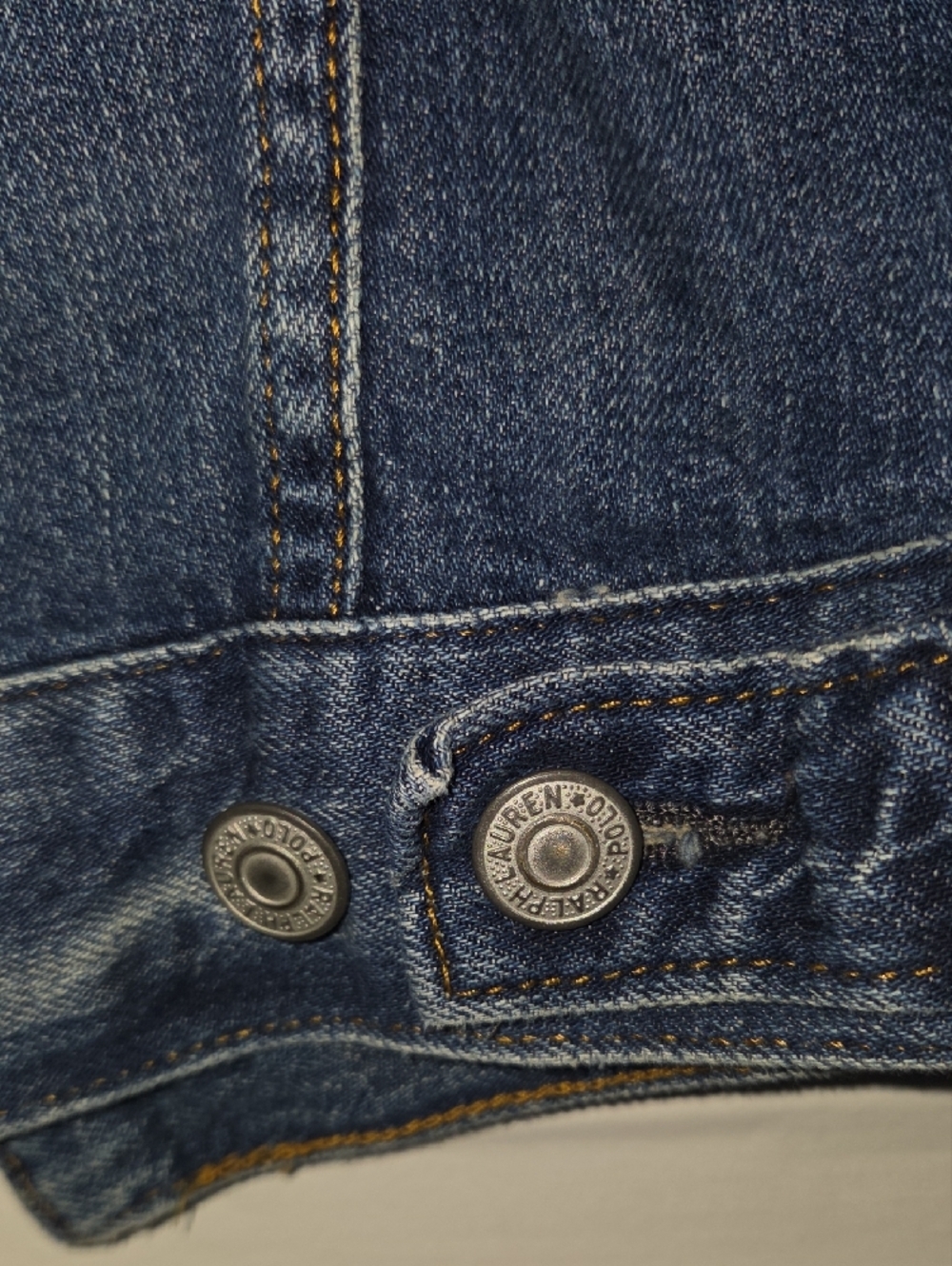 Ralph Lauren Kids Dark Blue Denim Jean Jacket - Picture 5 of 8